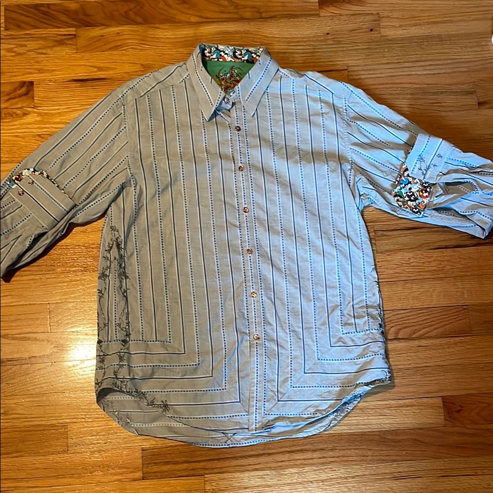 Robert Graham Striped Longsleeve Shirt